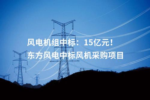 风电技改：改造升级！华电黑龙江“以大代小”风电项目开工
