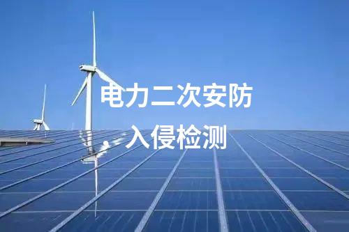 电力二次安防,入侵检测