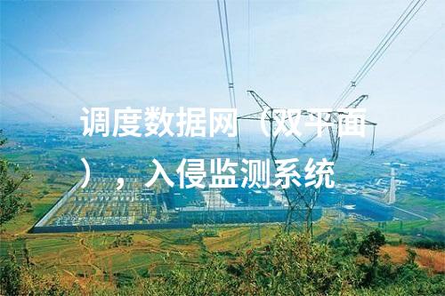 调度数据网（双平面），入侵监测系统