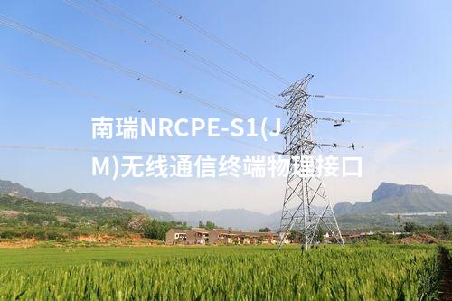 南瑞NRCPE-S1(JM)无线通信终端物理接口