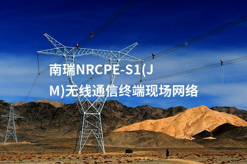 南瑞NRCPE-S1(JM)无线通信终端现场网络