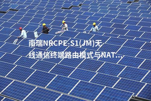 南瑞NRCPE-S1(JM)无线通信终端路由模式与NAT模式的比较