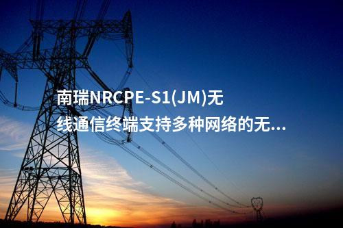南瑞NRCPE-S1(JM)无线通信终端支持多种网络的无线接入网关