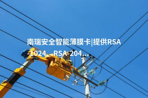 南瑞安全智能薄膜卡|提供RSA-1024、RSA-2048、SM2-256等算法。