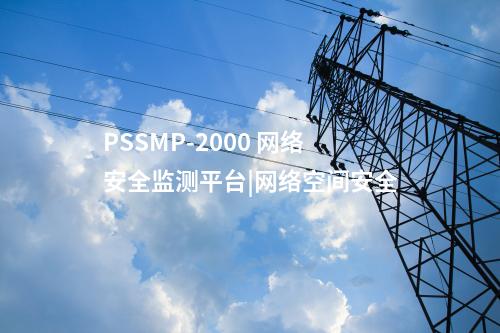 PSSMP-2000 网络安全监测平台|网络空间安全