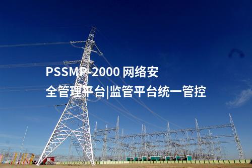 PSSMP-2000 厂站一体化监视|分析
