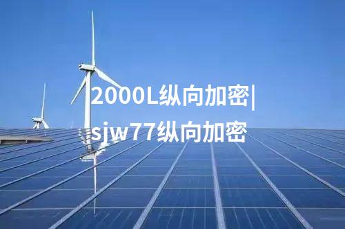 2000L纵向加密|sjw77纵向加密