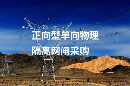 正向型网闸价格